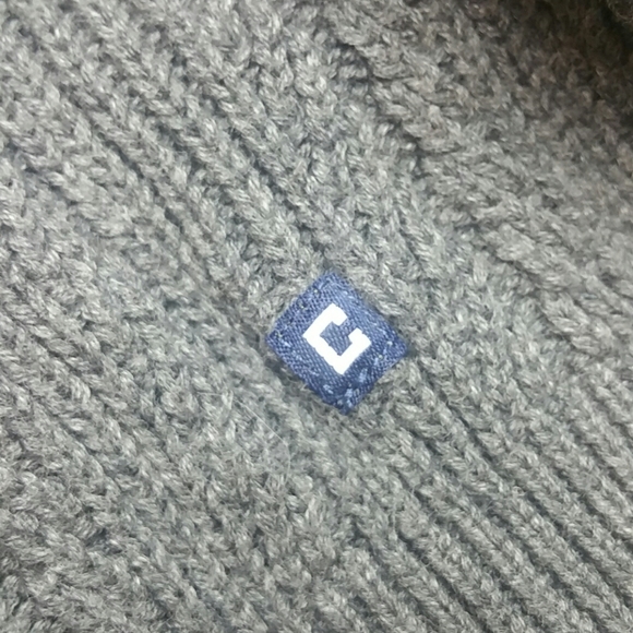 NWT Ralph Lauren CHAPS Ribbed Sweater Gray! Sooooo Nice!  😍 - Picture 8 of 9